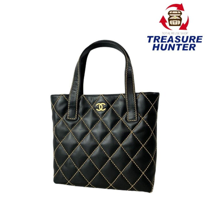 楽天市場】CHANEL シャネル トートバッグ ワイルドステッチ ココマーク 