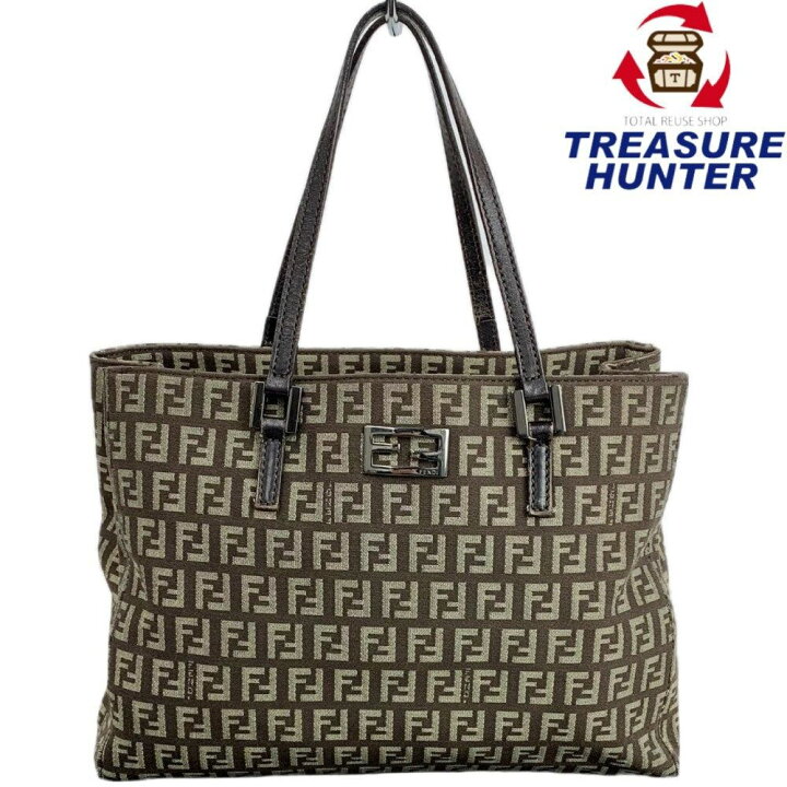 楽天市場】FENDI ズッキーノ ミニトートバッグ 8BH132 ブラウン 