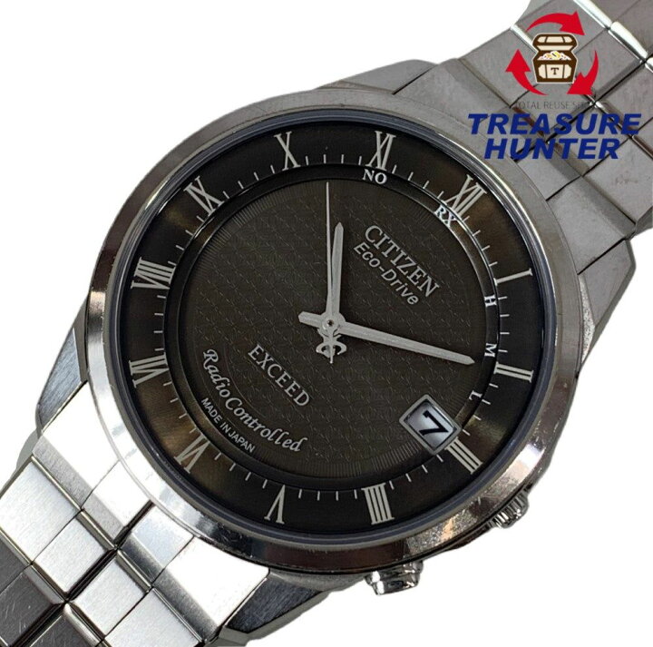 楽天市場】CITIZEN 腕時計 EXCEED エコドライブ H113-T009239 電波 
