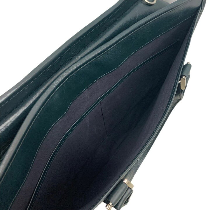 楽天市場】BUSUNESS LEATHER FACTORY ビジネスバッグ ダークグリーン 