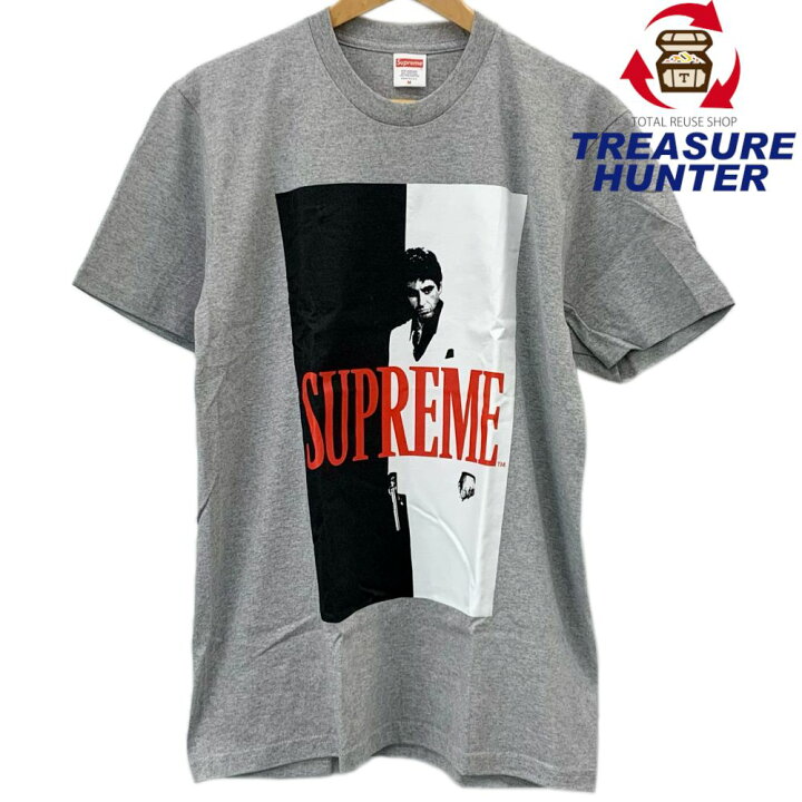 楽天市場】Supreme Scarface Split Tee サイズM グレー 17AWモデル 