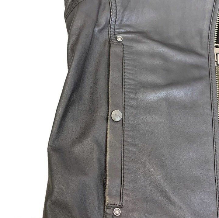 楽天市場】DIESEL シングルライダースジャケット ラムレザー 羊革 S 