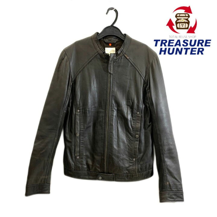 楽天市場】DIESEL シングルライダースジャケット ラムレザー 羊革 S 