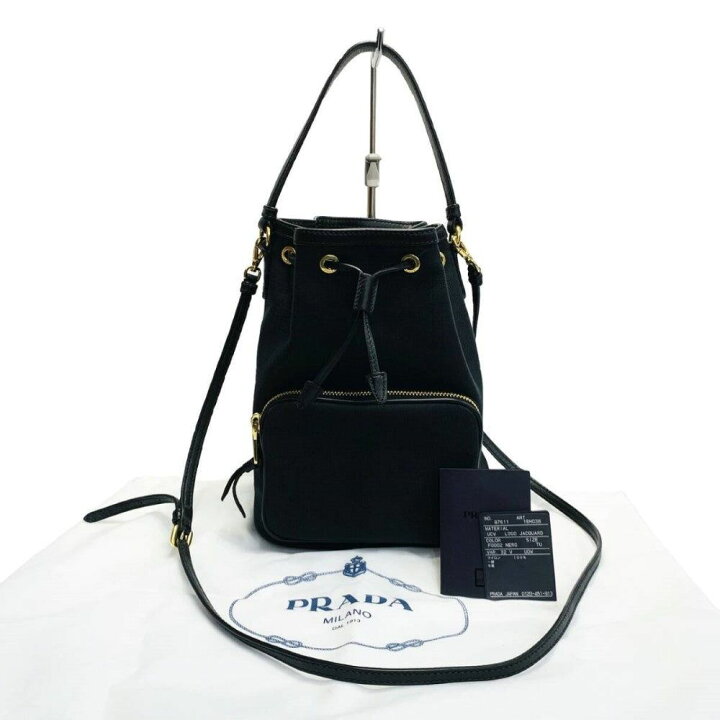 楽天市場】PRADA プラダ デュエット 2way ショルダーバッグ 巾着 