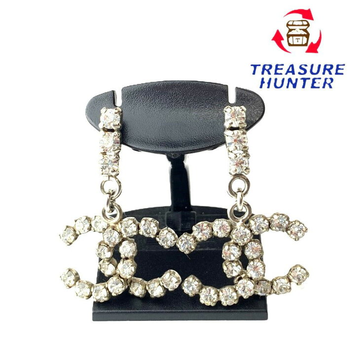 楽天市場】CHANEL(シャネル) ココマーク ラインストーンピアス 
