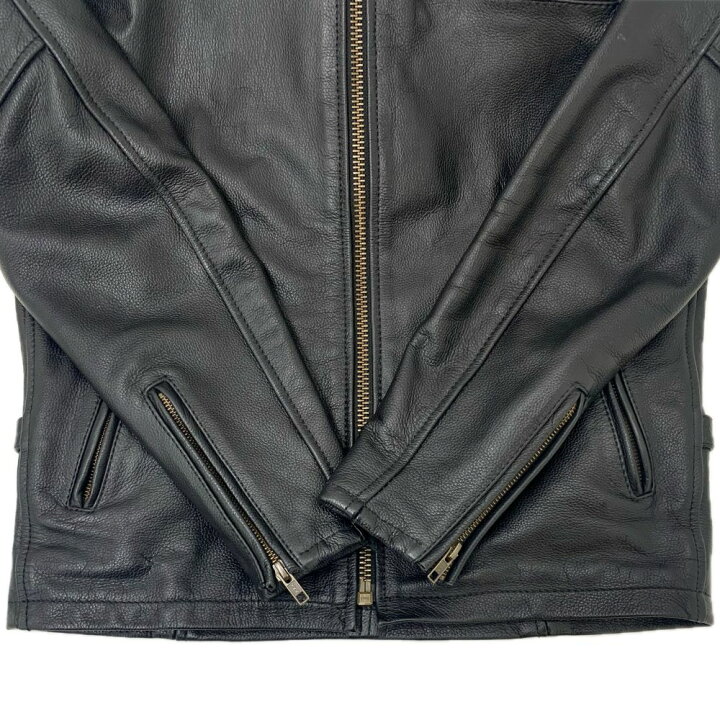 楽天市場】Rookie Leathers 牛革 シングルライダースジャケット サイズ 