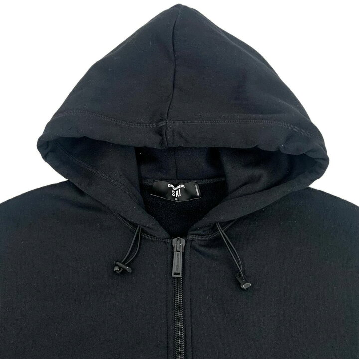楽天市場】DSQUARED2 ジップパーカー S71HG0092 サイズS ブラック 