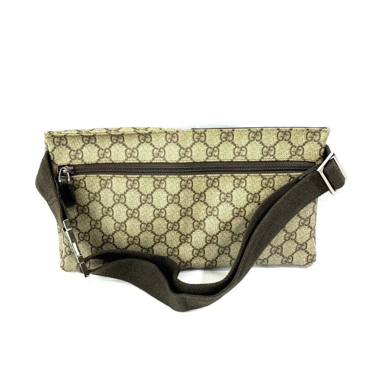 楽天市場】GUCCI(グッチ) GGスプリーム ウエストバッグ 28566 PVC 