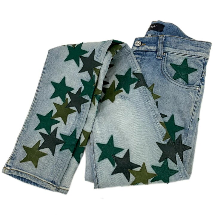 楽天市場】AMIRI×CHEMIST LEATHER STARS JEAN サイズ29(約Sサイズ相当 