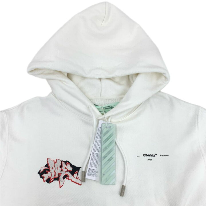 楽天市場】Off-White ドンディ グラフィティ スリムフーディ サイズXL 