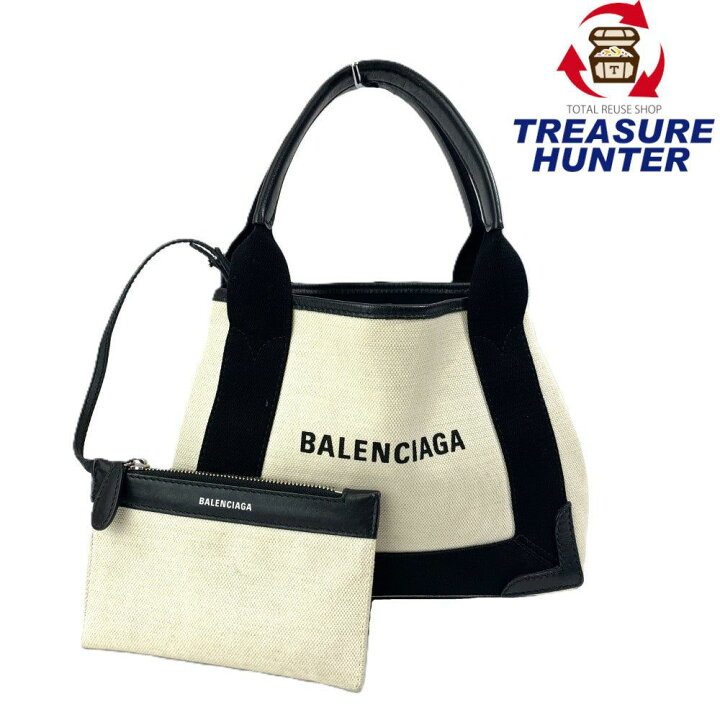 楽天市場】BALENCIAGA(バレンシアガ) ネイビー カバス XS オーガニック 