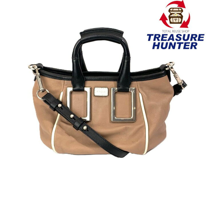 Chloe クロエ エテル 良品✨Chloe クロエ エテル レザー ハンドバッグ 