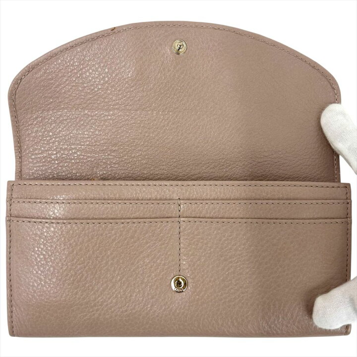 楽天市場】Chloe リリー 二つ折り長財布 3P0498-015 ピンクベージュ 