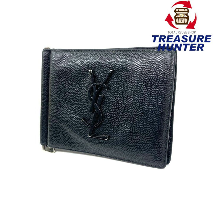 楽天市場】YVES SAINT LAURENT (サンローラン) 485630 マネークリップ 