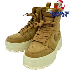 NIKE AIR JORDAN 1 BROOKLYN(エア ジョーダン 1 ブルックリン) ウィメンズブーツ FJ5737-700 サイズ23.5cm ウィート/モスリン ナイキ 【101065340008】
