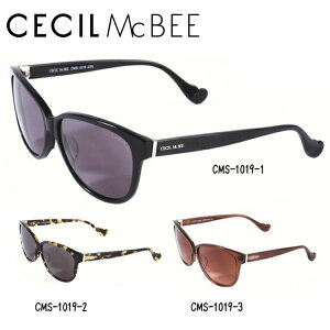 レディース サングラス CECIL McBEE セシルマクビー CMS 1019 全3色 58サイズ アジアンフィット 女性 UVカット 紫外線 対策 ブランド 眼鏡 メガネ 人気 おすすめ ラッピング無料
