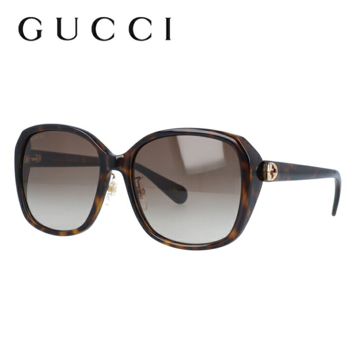楽天市場】グッチ サングラス 【バタフライ型】 GUCCI GG0371SK 002 57  