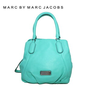 �y���������}���\���Ώہz�y�󂠂�z�}�[�N�o�C�}�[�N�W�F�C�R�u�X �o�b�O MARC BY MARC JACOBS �V�����_�[�o�b�O MBMJ M0005335 New Q Fran Color 492 �u���[�n Sea Aqua ���f�B�[�X �v ���b�s���O���� �v��