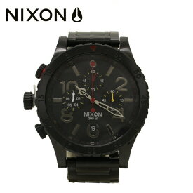 【国内正規品】ニクソン 腕時計 NIXON ウォッチ NA4861320-00 NIXON 48-20 クロノ CHRONO ALL BLACK/MULTI メンズ レディース ギフト プレゼント