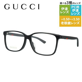 グッチ メガネフレーム 【スクエア型】 伊達メガネ アジアンフィット GUCCI GG0426OA 005 58サイズ ユニセックス メンズ レディース ウェブストライプ ハイブランド