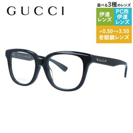 グッチ メガネフレーム 伊達メガネ アジアンフィット GUCCI GG1173OA 001 53サイズ ウェリントン型 ユニセックス メンズ レディース