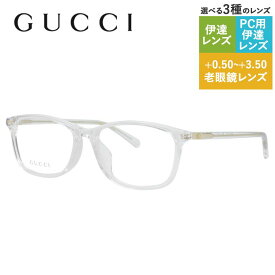 グッチ メガネフレーム インターロッキングG 伊達メガネ アジアンフィット GUCCI GG1354OA 003 55サイズ スクエア型 ユニセックス メンズ レディース