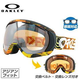 【眼鏡対応】オークリー ゴーグル キャノピー CANOPY OAKELY 59-135J アジアンフィット ミラーレンズ メンズ レディース 男女兼用 シグネチャー スキーゴーグル スノーボード 【Black Iridium】 プレゼント