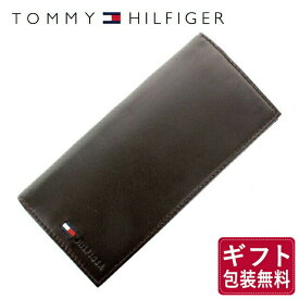 【訳あり】トミーヒルフィガー 財布 TOMMY HILFIGER 長財布 31TL19X015-200 （0092-5473/02） ブラウン（ビターチョコレート） （小銭入れ有） 財布 ウォレット レザー（革） トミー シンプル ワケあり 難あり 男性 夫 彼氏 息子 新社会人 ビジネス プレゼント 新社会人