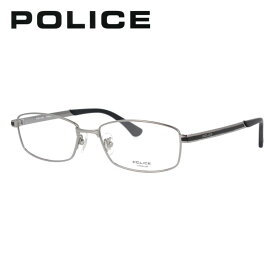 ポリス メガネフレーム 【スクエア型】 おしゃれ老眼鏡 PC眼鏡 スマホめがね 伊達メガネ リーディンググラス 眼精疲労 POLICE VPL823J 全2カラー 54サイズ ユニセックス メンズ レディース プレゼント
