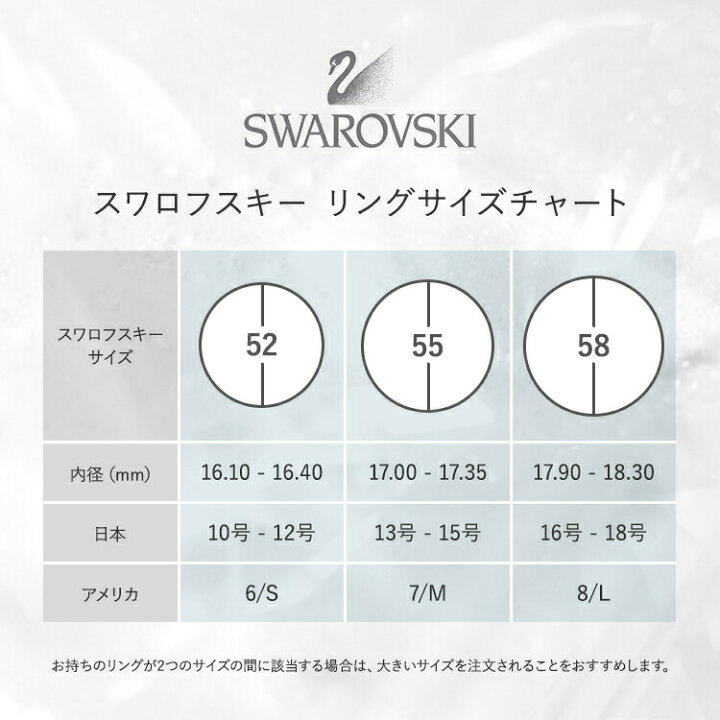 楽天市場】スワロフスキー 指輪 リング SWAROVSKI 1065530：クリア 