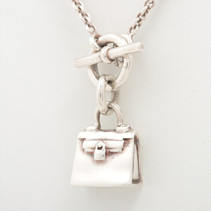 楽天市場】HERMES/エルメス ケリー アミュレット ネックレス シルバー 