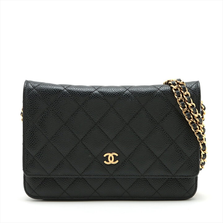 楽天市場】CHANEL/シャネル マトラッセ キャビアスキン チェーン 