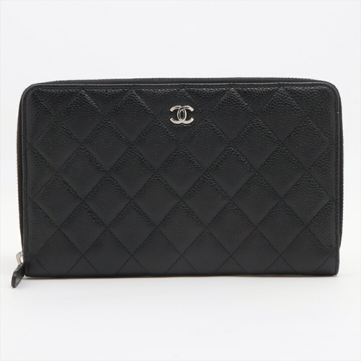 楽天市場】CHANEL/シャネル マトラッセ キャビアスキン ラウンドジップ 