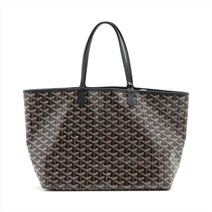 楽天市場】GOYARD/ゴヤール サンルイPM ポーチ付き トートバッグ 黒 