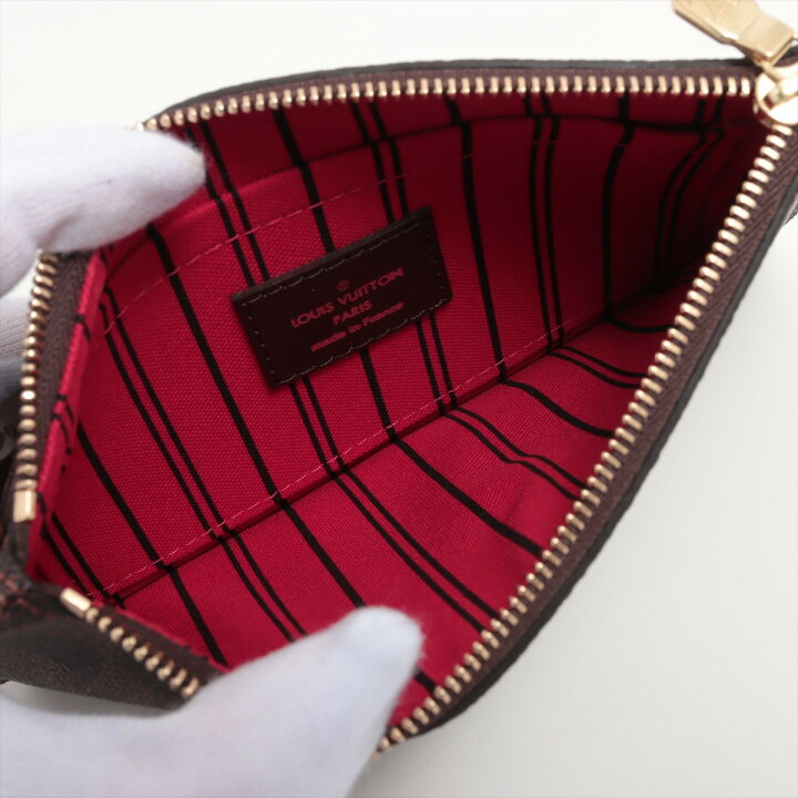 楽天市場】LOUIS VUITTON/ルイ ヴィトン ダミエ ネヴァーフルPM ポーチ 