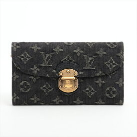 LOUIS　VUITTON/ルイ ヴィトン　モノグラム デニム ポルトフォイユ アメリア　M95512　長財布　【中古】