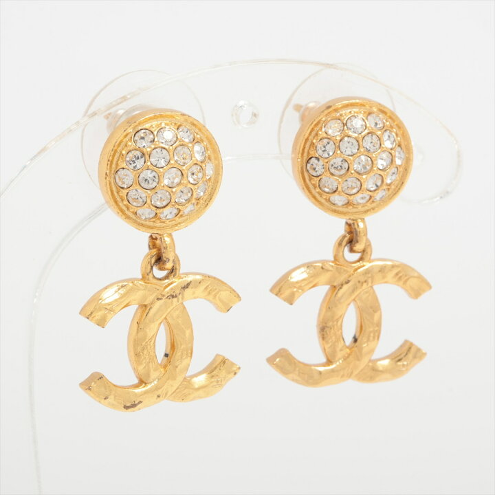 楽天市場】CHANEL/シャネル ココマーク ピアス ゴールド ライン 