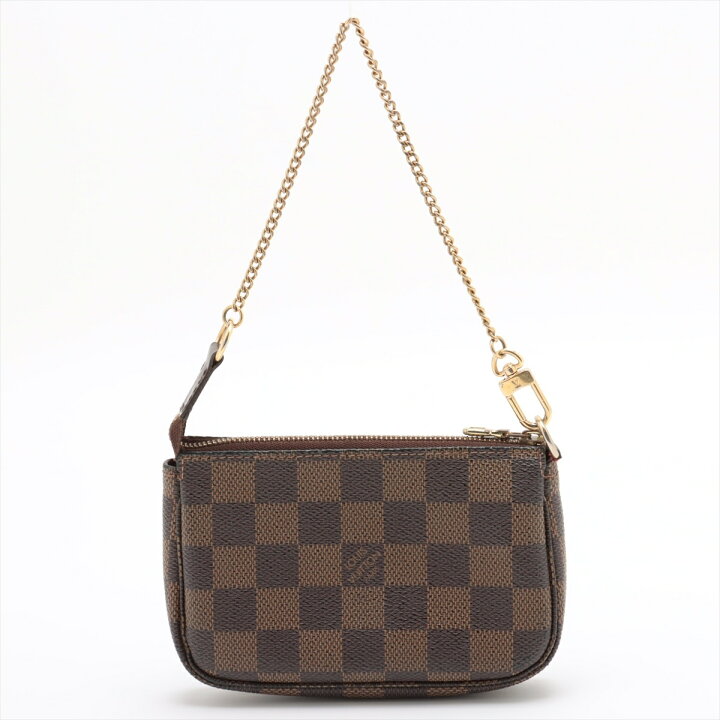 楽天市場】LOUIS VUITTON/ルイ ヴィトン ダミエ ミニポシェット アクセ 