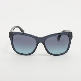 CHANEL/シャネル　ココマーク サングラス　5380-A　56□17 140 ネイビー　ロゴ入りサングラス　箱/ケース付き　【中古】