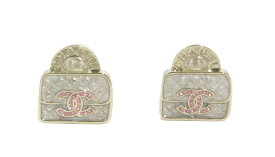 CHANEL/シャネル　ココマーク バッグモチーフ イヤリング B24S 　ラインストーン　ゴールド　イヤリング　【中古】