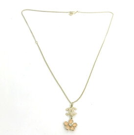 CHANEL/シャネル　ココマーク フラワーA18Vネックレス　【中古】