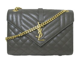 YSL/サンローランパリ　エンヴェロップ レザーチェーンショルダーバック　600185　チェーンショルダーバッグ　【中古】