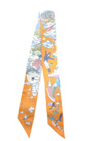 HERMES/エルメス　ツイリー 　私の雲 　SUN MON NUAGE スカーフ シルク100　【中古】