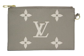 LOUIS VUITTON/ルイ ヴィトン　バイカラーモノグラム アンプラント 　ポーチ ベージュ　クレームダンジュ　【中古】