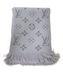 LOUIS VUITTON/ルイ ヴィトン　エシャルプロゴマニア マフラー M74742 マフラー　ストール　ウール/シルク　【中古】
