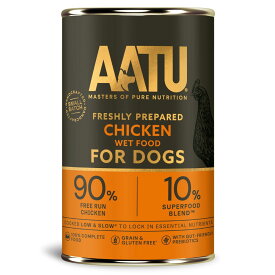 【AATU アートゥー チキン ウェットドッグフード ドッグフード 低アレルゲン 全犬種成犬用 400g