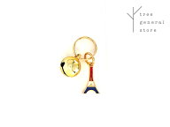 【クリックポスト発送】 チャーム キーホルダー [エッフェル塔] フランス パリ 猫 おしゃれ かわいい ペ…