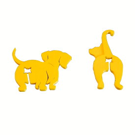 おしりクリップ 2セット パン袋スナック袋封口クリップ キッチン用品 ペットおやつ用 犬猫用 おしゃれ雑貨 かわいいデザイン