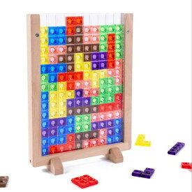 3D テトリス 積み木 パズル 知育玩具 パズルセット 組み立て おもちゃ プレゼント 知育玩具 早期開発 教育おもちゃ ギフト 誕生日 贈り物 クリスマス プレゼント 創造力 考える力 五感 好奇心を刺激する知育玩具です 室内