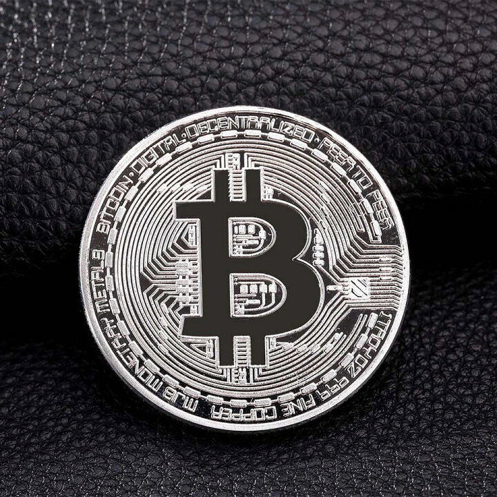 楽天市場】2枚セット ビットコイン シルバー ゴールド 仮想通貨 